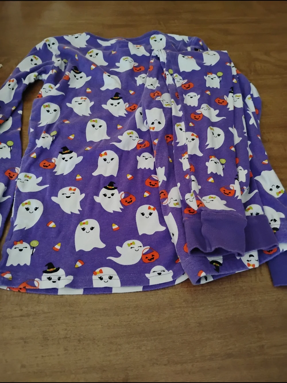 Gymboree Purple Ghost Halloween Kids Pajama Set